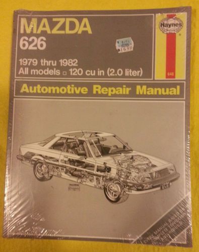 Mazda 626  haynes manual #648
