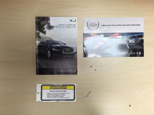 Jaguar xj  2012 owners manual books/ no case. free shipping