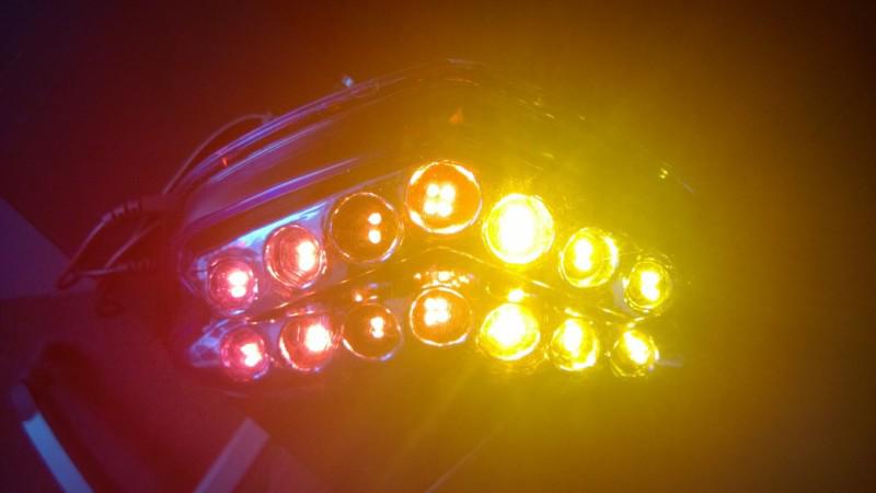 Suzuki 04-05 gsxr600/750 integrated taillight blue