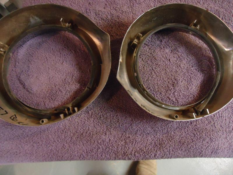BUICK ROADMASTER SPECIAL CENTURY HEADLIGHT BEZEL 1957, US $50.00, image 3