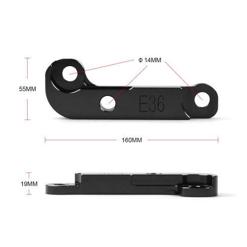 Black Adapter Increasing Turn Angles For BMW E36 M3 Tuning Drift Power 25%-30%, US $67.99, image 2
