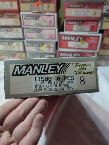 Manley 11508-8 2.125" 11/32 stem alum buick severe duty intake valves set of 8