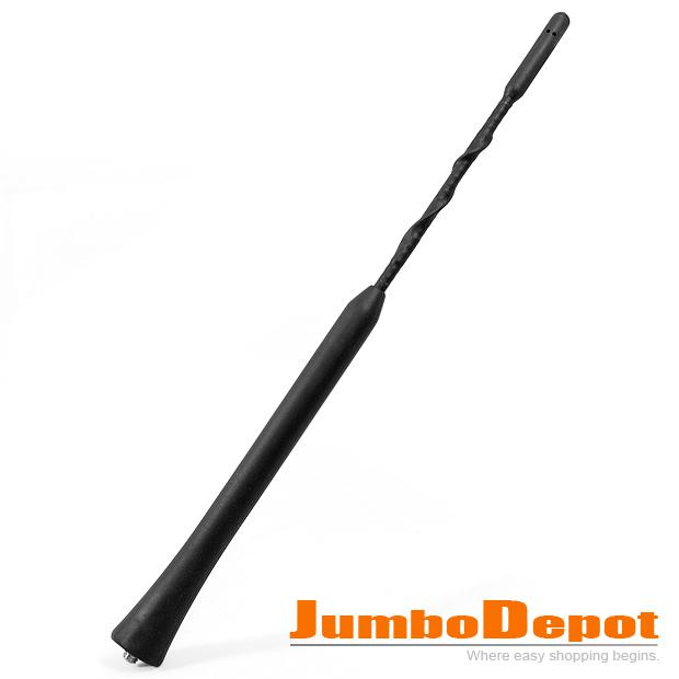 Universal fits for 9" mazda 3 5 6 roof mast whip antenna black warranty 1 pcs 