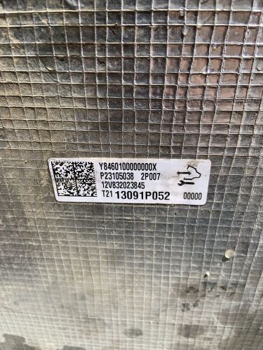 2013- 2015 chevrolet volt battery pack 12v832023845 | 16.5 kw/h | oem