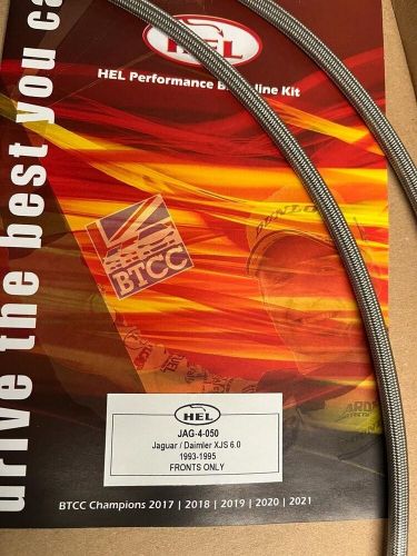 Hel performance, jaguar xjs 6.0 1993-1995 braided front brake flexi's