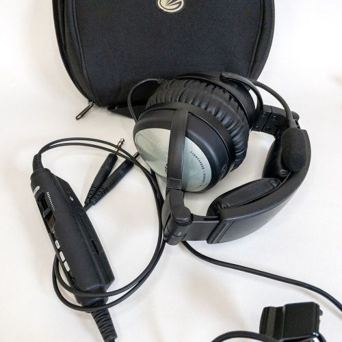 Like-New Lightspeed Aviation Sierra ANR Aviation Headset GA/Dual Plug 4000, US $580.00, image 2