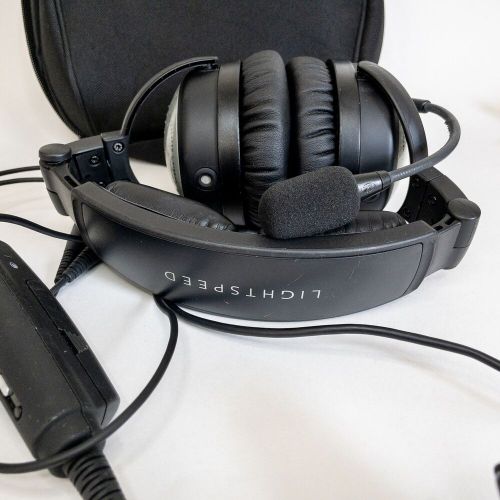 Like-New Lightspeed Aviation Sierra ANR Aviation Headset GA/Dual Plug 4000, US $580.00, image 3