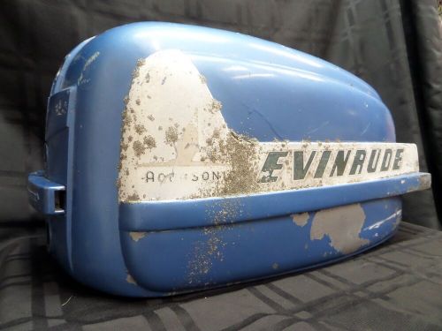 1955 EVINRUDE 25018 25HP COWLING SHROUD COVER HOOD OUTBOARD MOTOR JOHNSON, US $98.99, image 2
