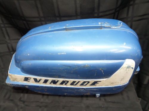 1955 EVINRUDE 25018 25HP COWLING SHROUD COVER HOOD OUTBOARD MOTOR JOHNSON, US $98.99, image 7