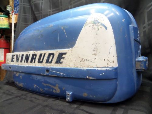 1955 EVINRUDE 25018 25HP COWLING SHROUD COVER HOOD OUTBOARD MOTOR JOHNSON, US $98.99, image 8