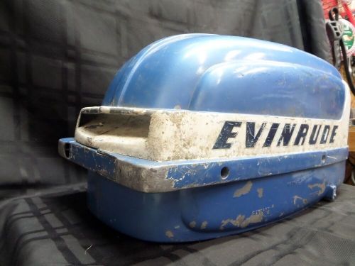 1955 EVINRUDE 25018 25HP COWLING SHROUD COVER HOOD OUTBOARD MOTOR JOHNSON, US $98.99, image 9