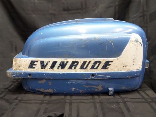 1955 EVINRUDE 25018 25HP COWLING SHROUD COVER HOOD OUTBOARD MOTOR JOHNSON, US $98.99, image 12