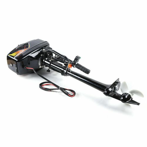 HANGKAI 5HP 48V Electric Outboard Motor 1200W Fishing Boat Engine Long Shaft, US $217.03, image 3