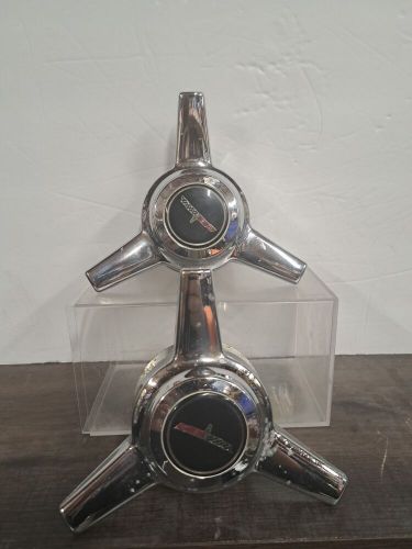 GM Cheverolet 3 Spoke Wheel Center Cap Chevy Corvette, US $49.90, image 16