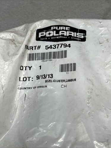 Cc@9.80 polaris 5437794 speedometer cluster bezel 12-13 sportsman scrambler 1000