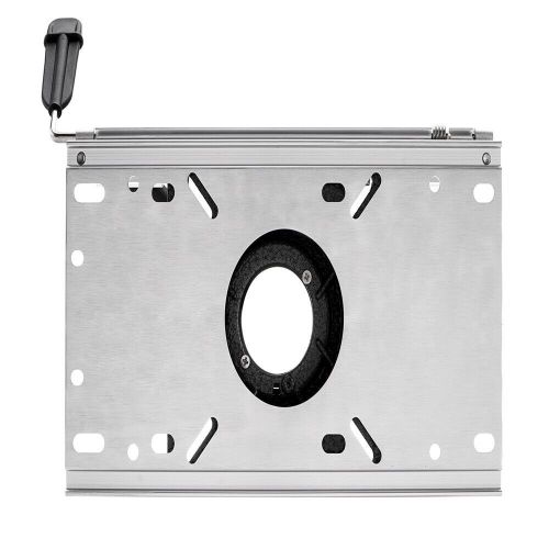 High-grade aluminum boat seat pedestal, fits 2 7/8-inch diameter pedestal post