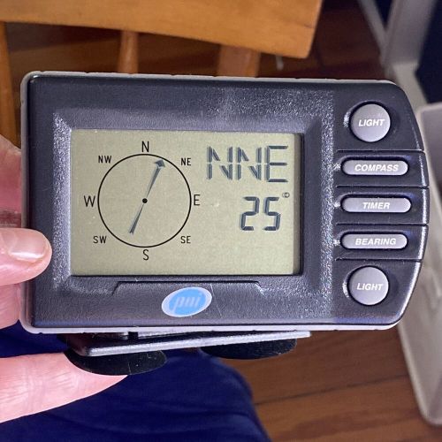 Pni digital vehicle compass precision navigation co-pilot v1000 *no light, works