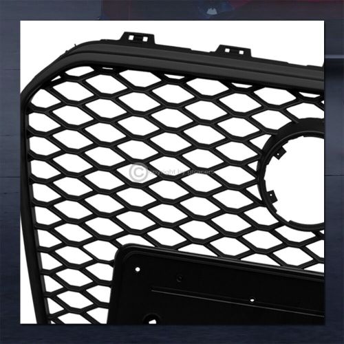 For 2013-2016 Audi A5/S5 Matte Black RS Honeycomb Mesh Grille+Logo w/Emblem Base, US $136.00, image 8
