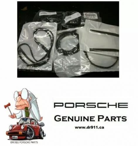 Porsche 968 body molding side trim seal kit new genuine 7 pieces fits 968