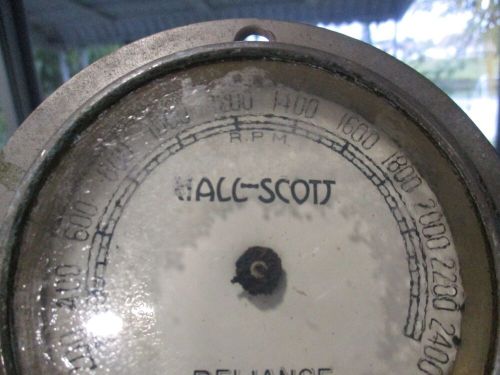 Hall-Scott Reliance R.P.M. 200-2400 Tachometer Gauge BARBOUR & STOCKWELL CO., US $290.00, image 8