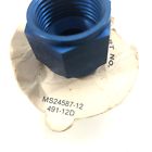 Aviation aircraft nos part - aerogroup fitting assembly p/n ms2457-12 - 491-12d