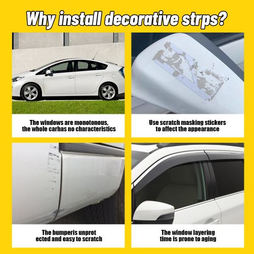 8mm Chrome Trim Molding Strip Decoration Trims Car Body Door Side Protector 16ft, US $9.99, image 4