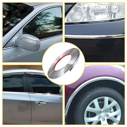 8mm Chrome Trim Molding Strip Decoration Trims Car Body Door Side Protector 16ft, US $9.99, image 5