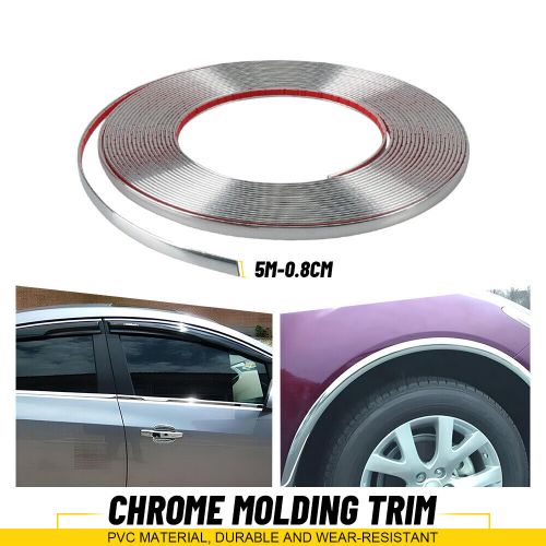 8mm Chrome Trim Molding Strip Decoration Trims Car Body Door Side Protector 16ft, US $9.99, image 6