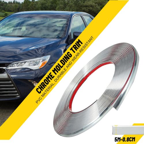 8mm Chrome Trim Molding Strip Decoration Trims Car Body Door Side Protector 16ft, US $9.99, image 7