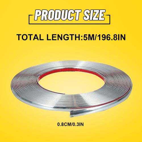 8mm Chrome Trim Molding Strip Decoration Trims Car Body Door Side Protector 16ft, US $9.99, image 8