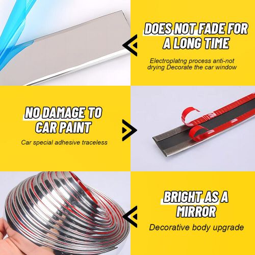 8mm Chrome Trim Molding Strip Decoration Trims Car Body Door Side Protector 16ft, US $9.99, image 10