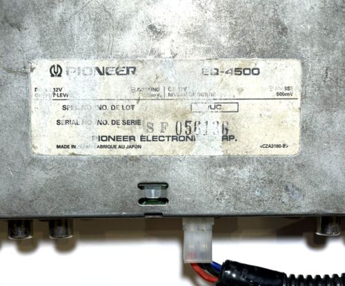 PIONEER EQ-4500 9-Band Graphic Equalizer, US $150.00, image 13