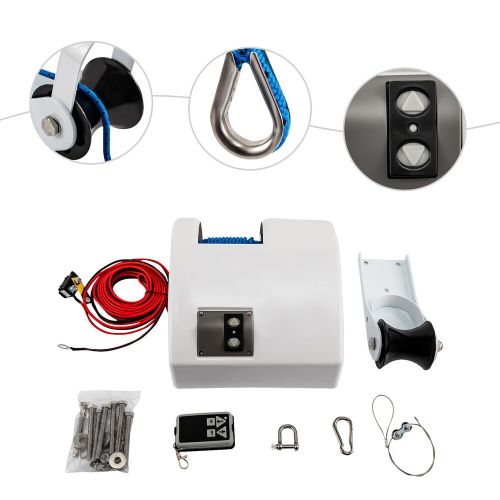 W/ Wireless Remote Control Marine Saltwater Boat Electric Windlass Anchor Winch, US $133.52, image 10