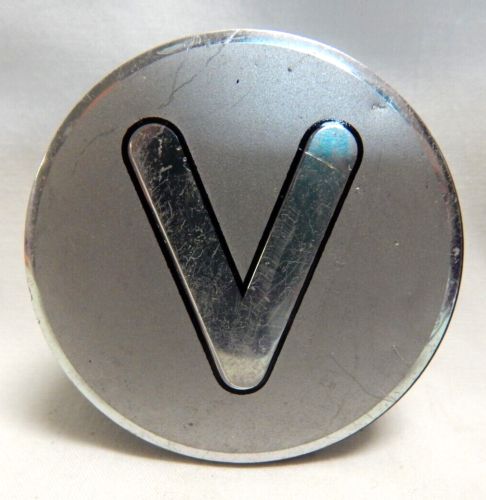 1 V Sucap 34 Chrome + Silver Logo Wheel Center Cap 2-1/4 inch ABS Plastic, US $6.26, image 2