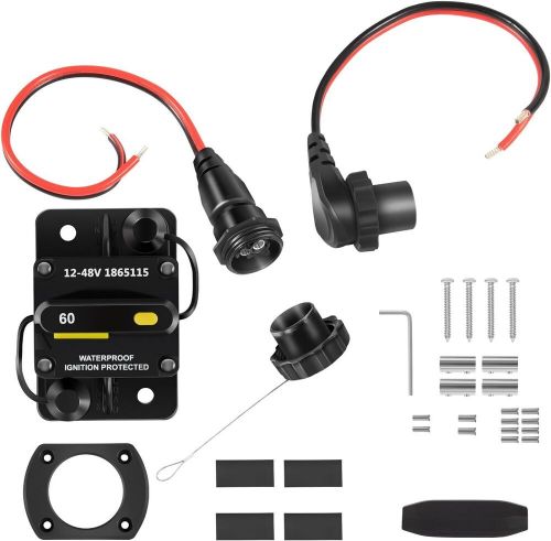 60 AMP Circuit Breaker 1865115 & Trolling Motor Plug & Receptacle 1865120 Combo, US $169.99, image 3