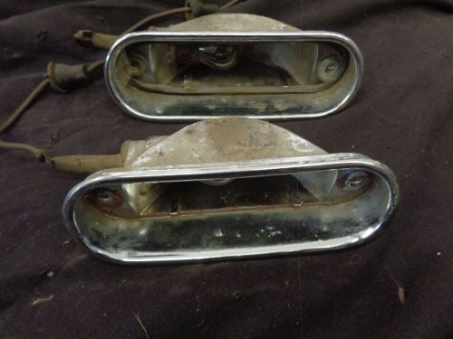 1963-69 AMC Park Lights Turn Signals Back-up Reverse Lights Lamps Housings L/R, US $75.00, image 3
