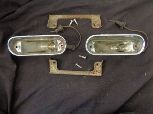 1963-69 AMC Park Lights Turn Signals Back-up Reverse Lights Lamps Housings L/R, US $75.00, image 7