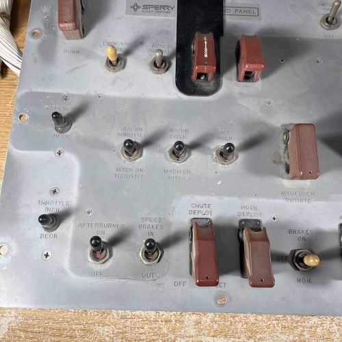 Sperry Flight Systems Command Panel QF-106 Switches JoyStick - Very Rare, US $771.63, image 8