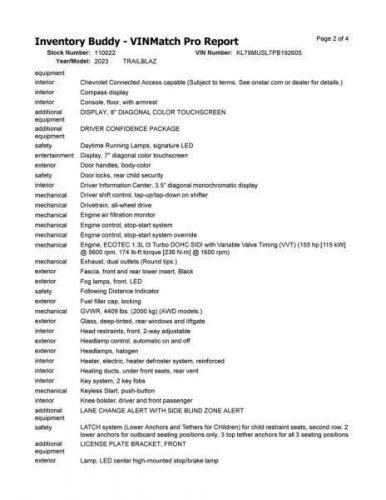 21 22 23 chevrolet trailblazer engine 1.3 l3t vin l only 6k miles! 10289998