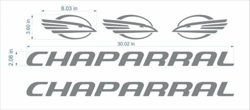 Chaparral Boat Emblems 30" chrome + FREE FAST delivery DHL express - raised, US $109.20, image 3