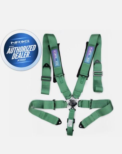 NEW NRG 5 POINT SFI APPROVED CAM LOCK SEAT BELT HARNESS IN GREEN SBH-B6PCGN, US $138.99, image 2