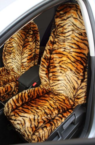 For PEUGEOT Luxury GOLD TIGER FAUX FUR Car Seat Covers 207 407 407 508 306, US $, image 4