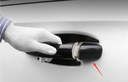 ABS Black Exterior Side Door Handle Cover Trim For Mercedes-Benz GLB 2020-2022, US $79.99, image 2