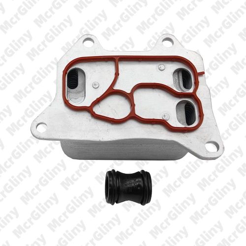 1.8t/2.0t engine oil cooler &amp; gasket &amp; radiator connector 06l117021c for vw audi