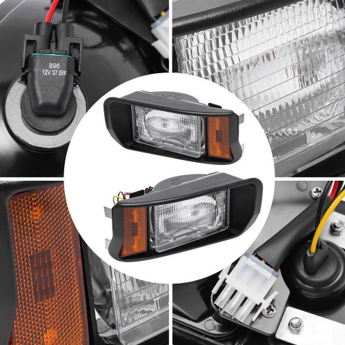 Halogen Headlight Left+Right Pair Headlamp for Club Car Golf Cart DS 1993-Up, US $58.52, image 17