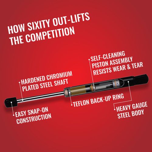 2pc Hatch Lift Support Struts for Mercedes-Benz ML500 2002 - 2007 Gas qj, US $32.16, image 2