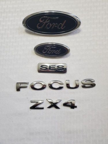 99 - 07 FORD FOCUS ZX4 SE EMBLEM BADGE SET OEM (2005) Used, US $25.00, image 3