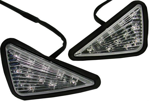 Triangle flush mount led turn signals light for 00-06 suzuki gsxr 600 750 1000