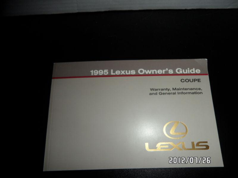 1995 Lexus SC400/300 OEM Owners Manual--Fast Free Shipping to All 50 States, US $75.00, image 3