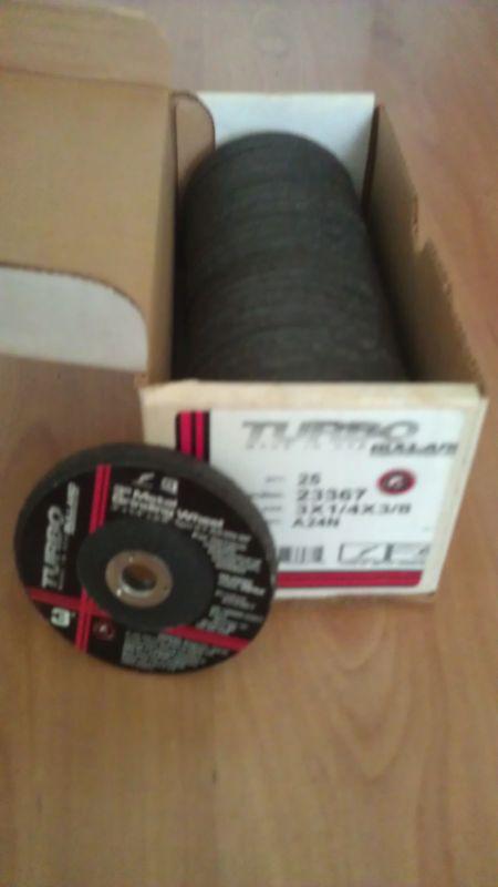 23367 bullard abrasives - type 27 grinding wheel 3"